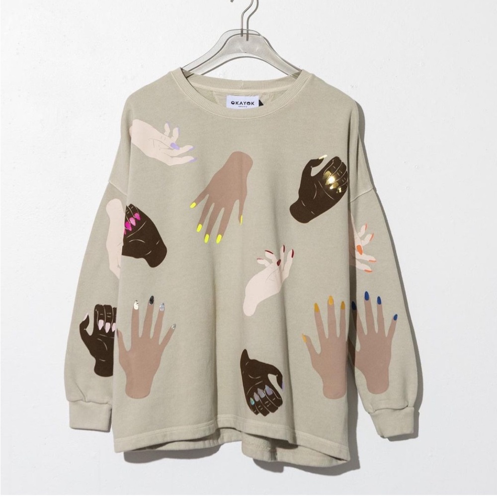 OKAYOK Hands and Nails Sweatshirt
